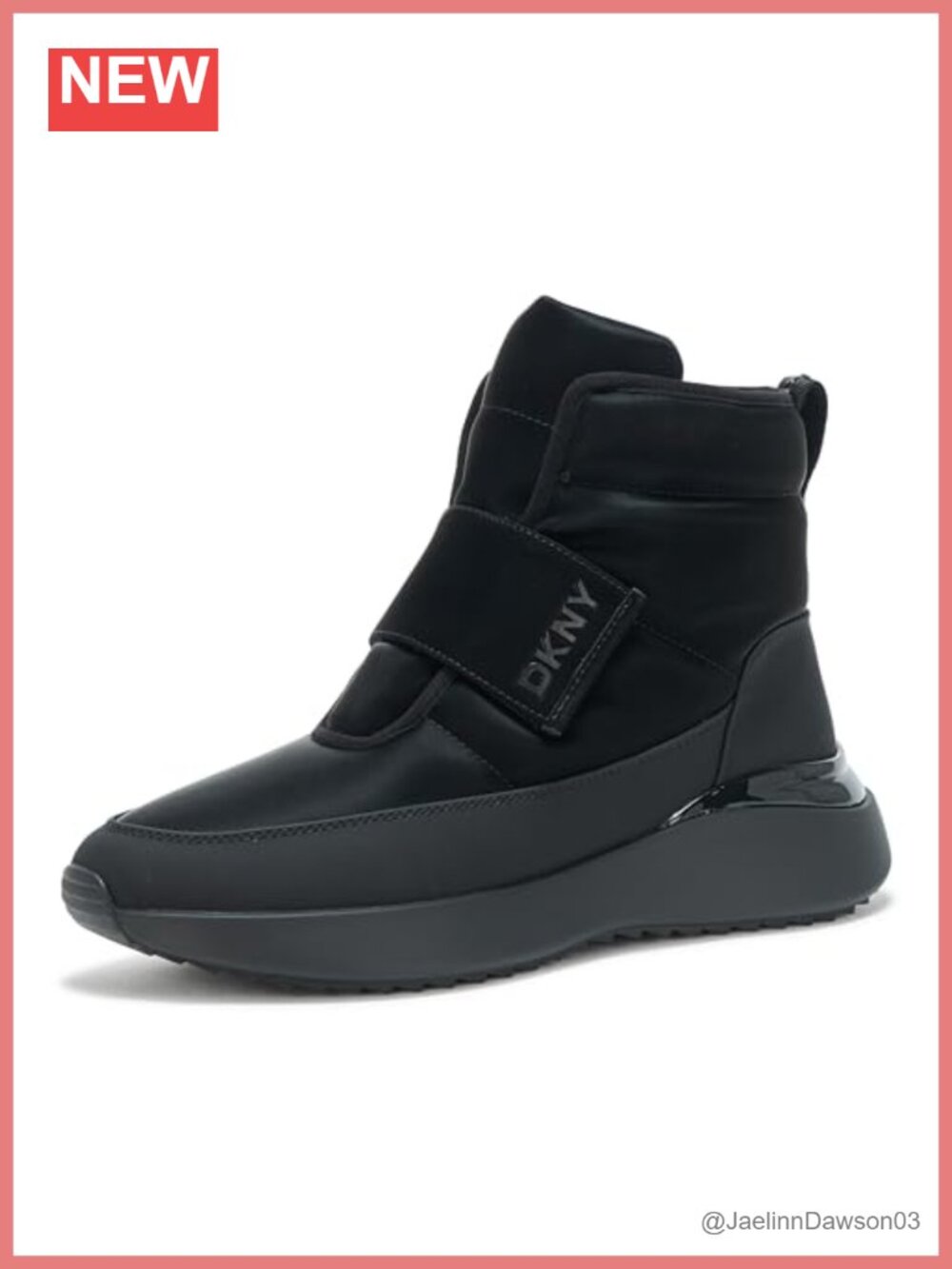 DKNY Zerene Ankle Bootie Slip On Leather Casual Boots